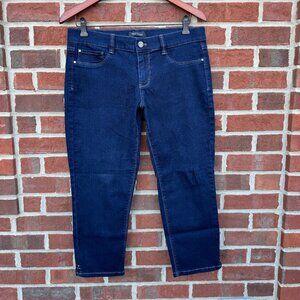 White House Black Market Cropped Jeans Medium Skinny Leg WHBM